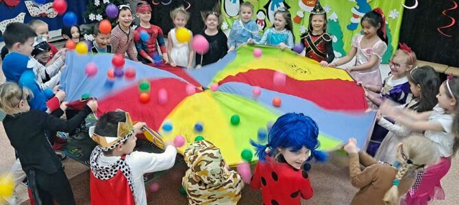 Bal karnawałowy w oddziale przedszkolnym 0b